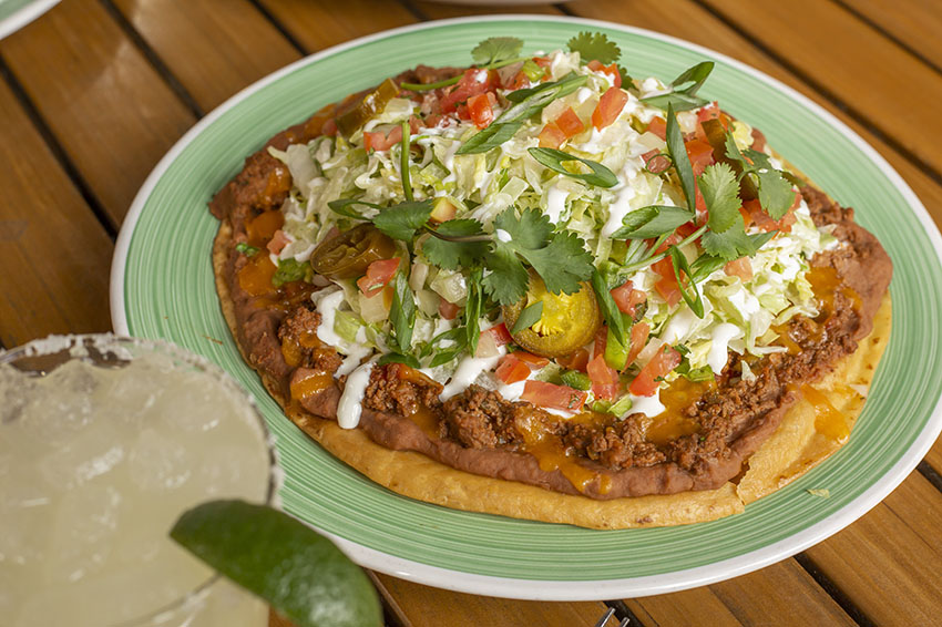 Taco Salad served at The Rusty Bucket Restaurant & Tavern.