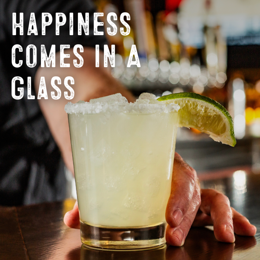 Rusty Bucket Draft Margarita- happiness comes in a glass.