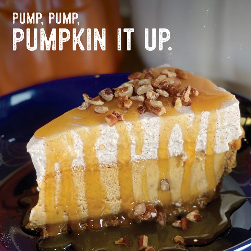 Pumpkin Cheesecake- pump, pump, pumpkin it up